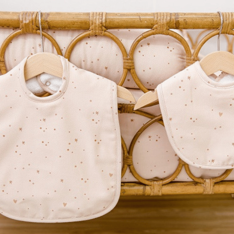 Set de 2 bavoirss pink sparkle - GLOOP!