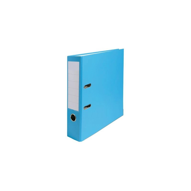 Classeur à levier pour format A4, dos 8 cm, bleu clair