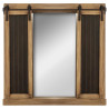 Miroir Volet Ardoise 76 x 76 cm