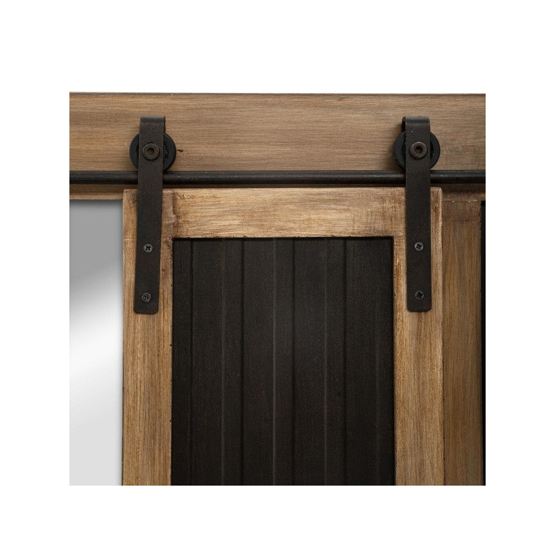 Miroir Volet Ardoise 76 x 76 cm