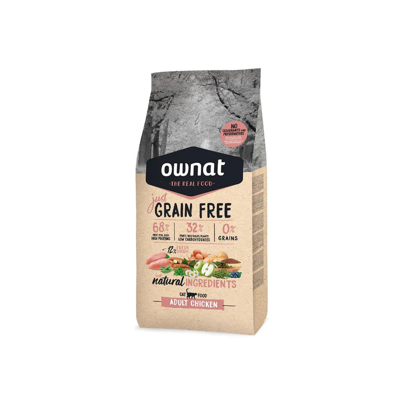 Croquette pour chat adulte stérilisé poulet 3Kg - OWNAT - OJFAP624