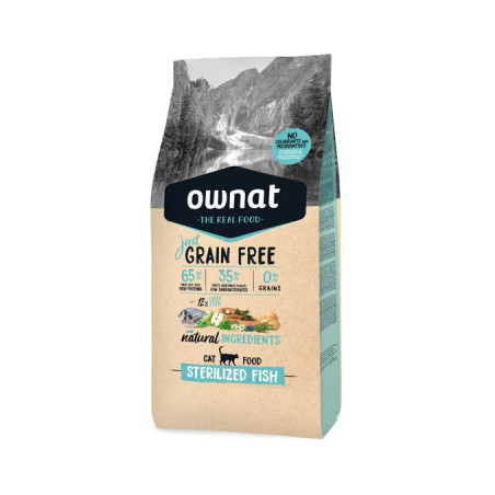 Croquette pour chat adulte stérilisé poisson 8Kg - OWNAT - OJFASP122