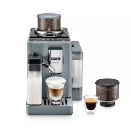 Machine à café espresso full automatique Rivelia Pebble Grey - DELONGHI - EXAM440.55.G
