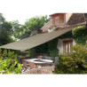VOILE D'OMBRAGE CURACAO RECTANGULAIRE 3x4M TAUPE