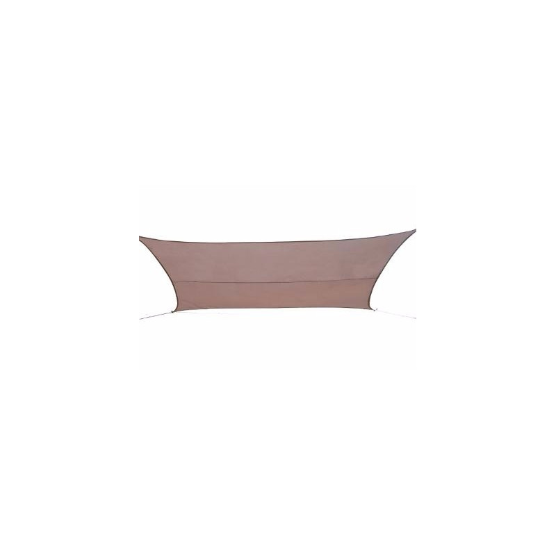 VOILE D'OMBRAGE CURACAO RECTANGULAIRE 3x4M TAUPE