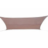 VOILE D'OMBRAGE CURACAO RECTANGULAIRE 3x4M TAUPE