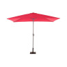 PARASOL DROIT FIDJI FRAMBOISE 2X3M RECTANGULAIRE