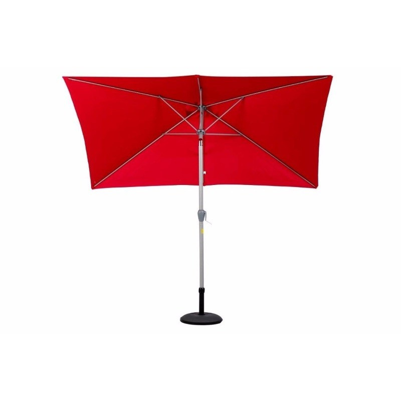 PARASOL DROIT FIDJI FRAMBOISE 2X3M RECTANGULAIRE