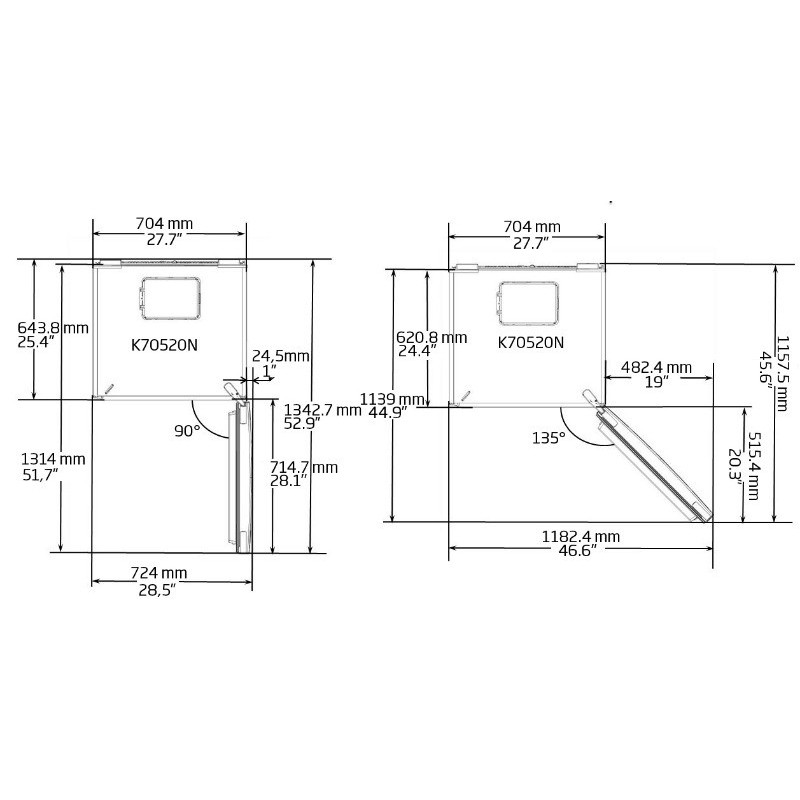 Réfrigérateur Combiné 450L BEKO - RCNE520E21DS