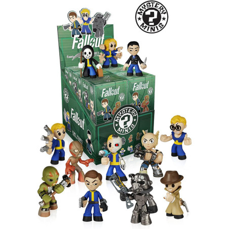 Boîte de 12 mini-figurines pop! Fallout Mystery Minis - FUNKO