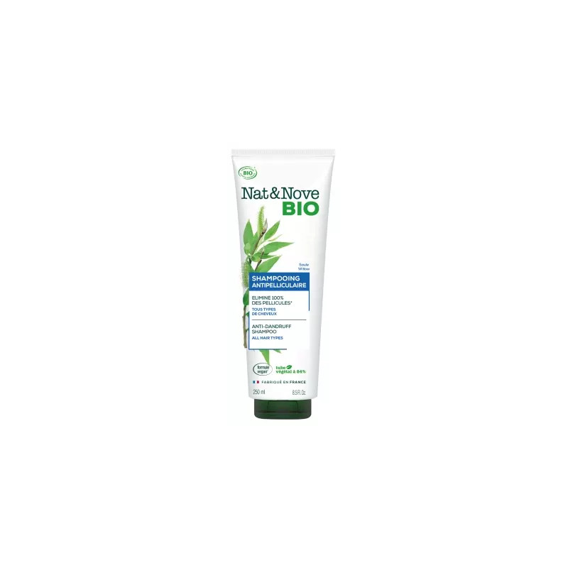 Shampoing bio Antipelliculaire Saule 250 ml - NATURANOVE - 12A00180376