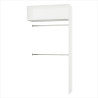 Penderie extensible SPACEO Home, blanc H.240 x l.120 x P.45 cm
