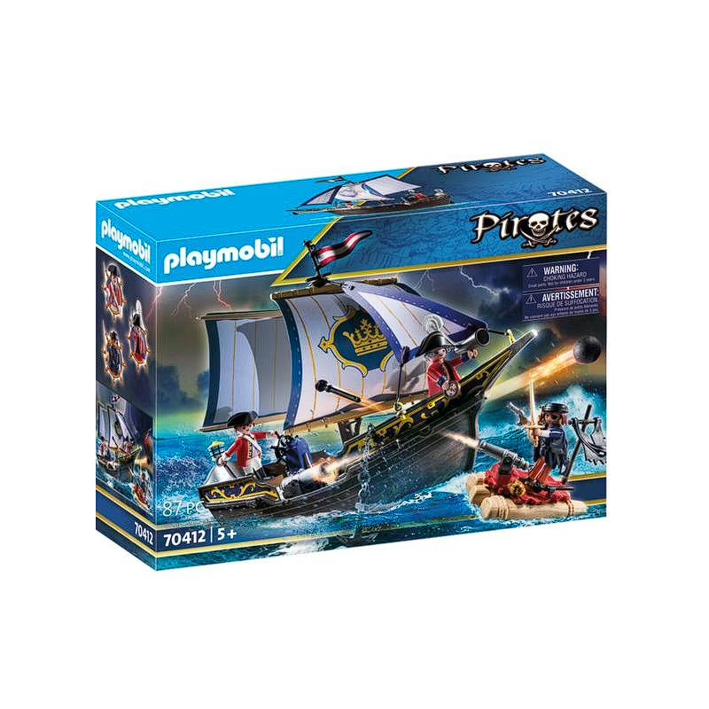Chaloupe des soldats pirates - PLAYMOBIL - Dès 5 ans