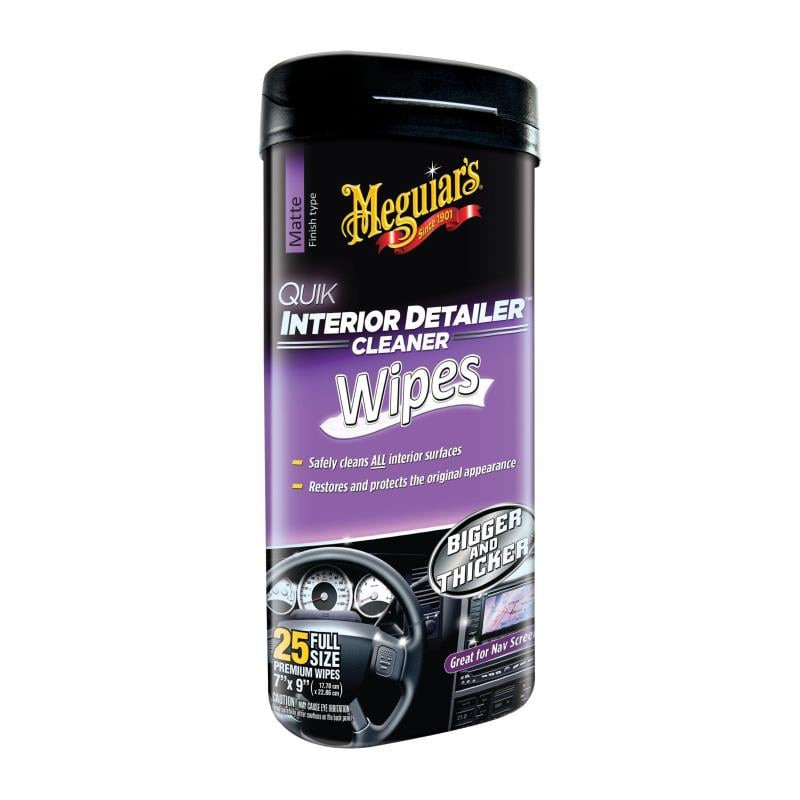 Lingettes nettoyantes intérieur - MEGUIARS - G13600F