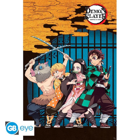 Poster maxi Demon Slayer Groupe - GB EYE - ABYDCO845