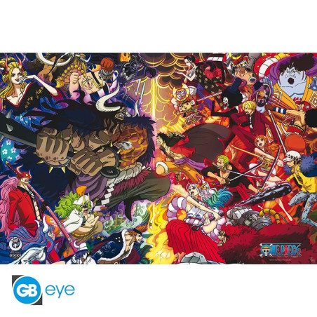Poster mani One Piece 1000 logs Combat Final - GB EYE - GBYDCO011