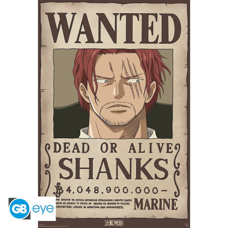Poster maxi One Piece Wanted Shanks - GB EYE - GBYDCO482
