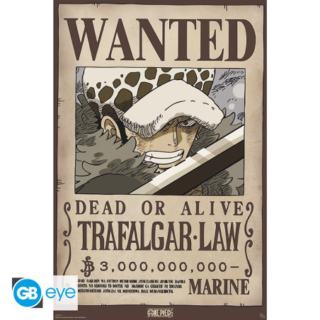 Poster maxi One Piece Wanted Law Wano - GB EYE - GBYDCO618