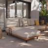Banc de jardin aluminium Calisto