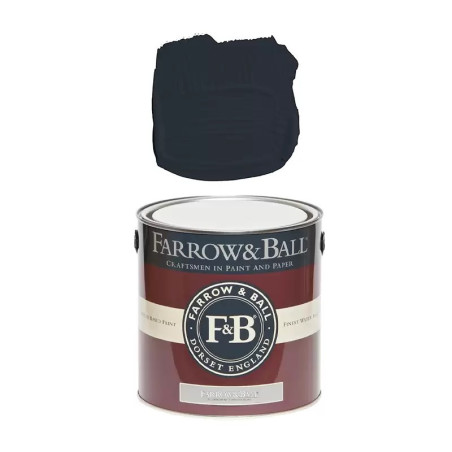 Pot d'échantillon de peinture Pitch Black No.256 100mL - FARROW & BALL - FAR256ECH
