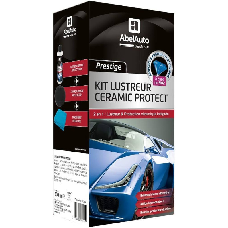Kit lustreur ceramique haute protection - ABEL AUTO - ABE090559