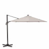 Parasol déporté octogonal AVEA taupe 287 x 287 cm