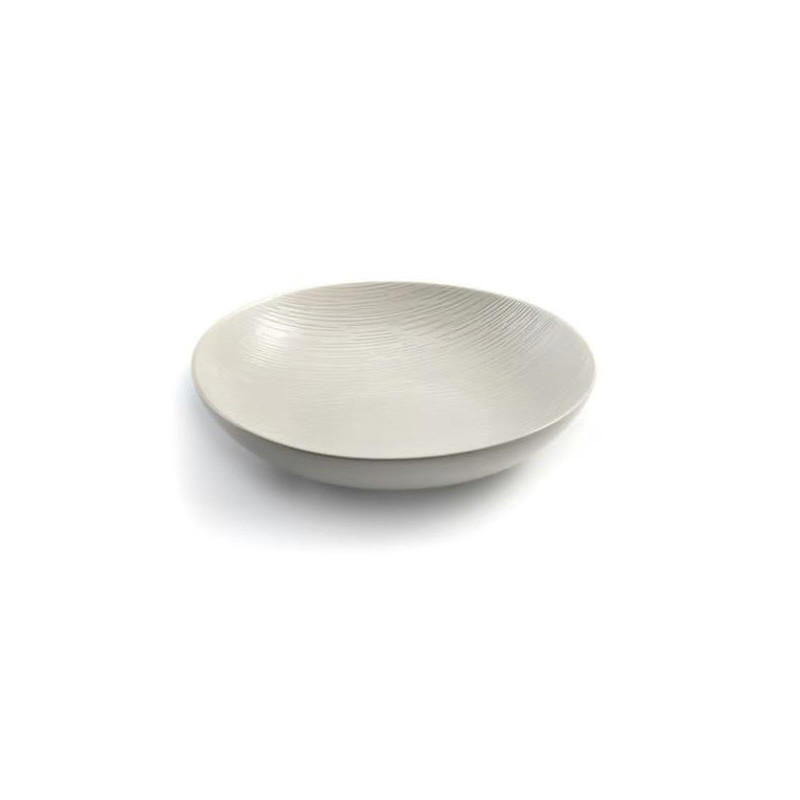 Assiette gourmet 25cm magma ivoire PRO - AMEFA - AME-AD0001