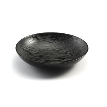 Assiette gourmet magma noir 25 PRO - AMEFA - AME-AD0048