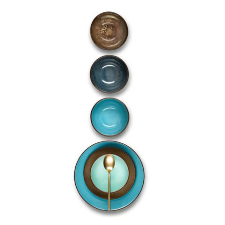 Assiette plate feeling turquoi PRO - AMEFA - AME-AD0051