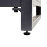 Module barbecue Europa gris argenté 109 x 60 cm