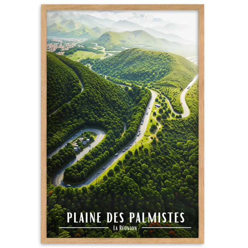 Plaine des palmistes 30 × 40 cm