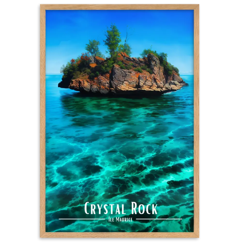 Crystal rock  30 × 40 cm
