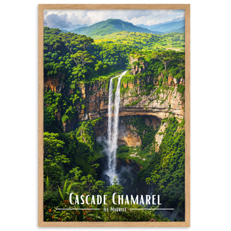 Cascade chamarel  30 × 40 cm