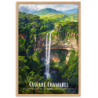 Cascade chamarel  30 × 40 cm