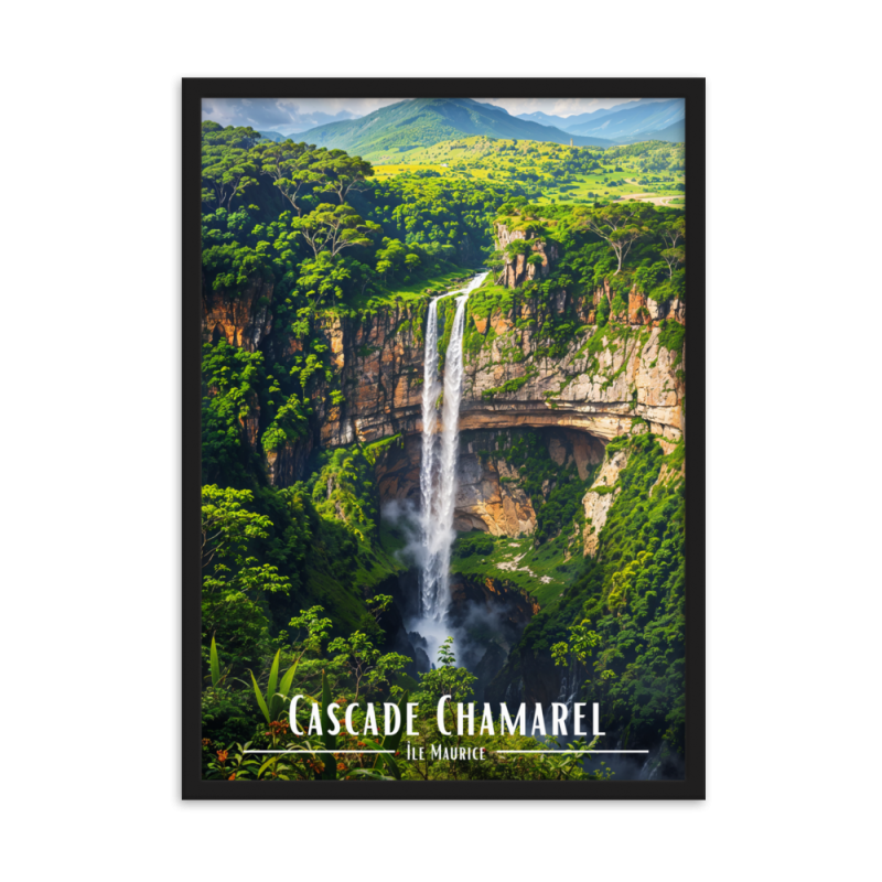 Cascade chamarel  50 × 70 cm