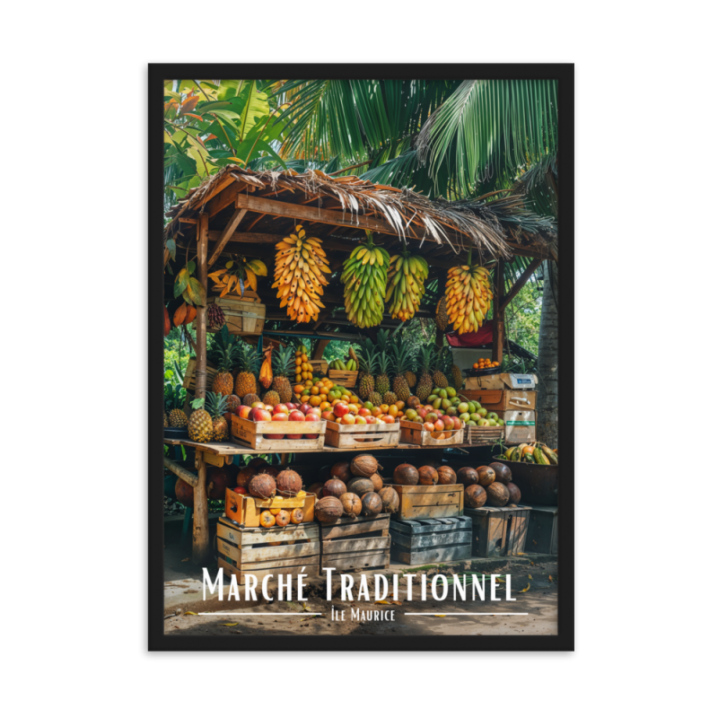 Marche traditionnel mauricien 50 × 70 cm