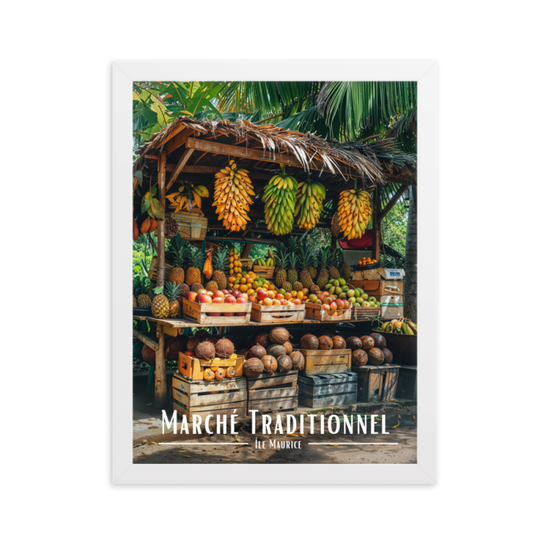 Marche traditionnel mauricien  61 × 91 cm