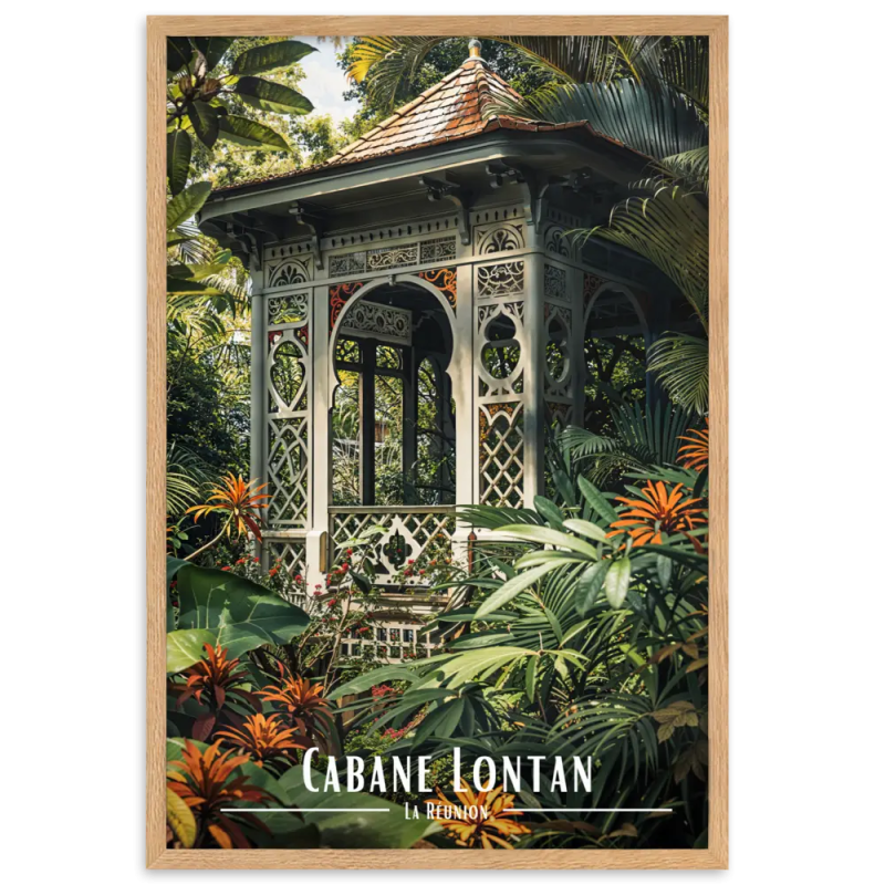 Cabane lontan  30 × 40 cm