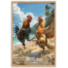 Batay coq  30 × 40 cm