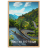 Route des 400 virages  30 × 40 cm