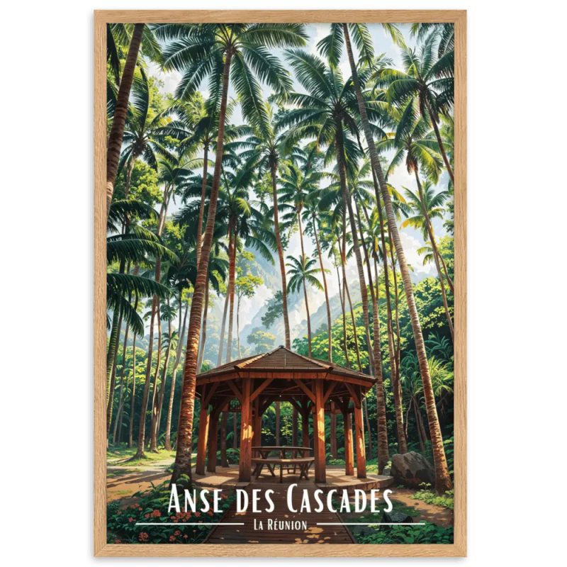Anse des cascades  30 × 40 cm