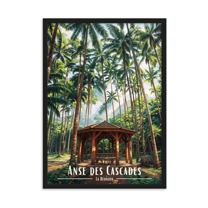 Anse des cascades 50 × 70 cm