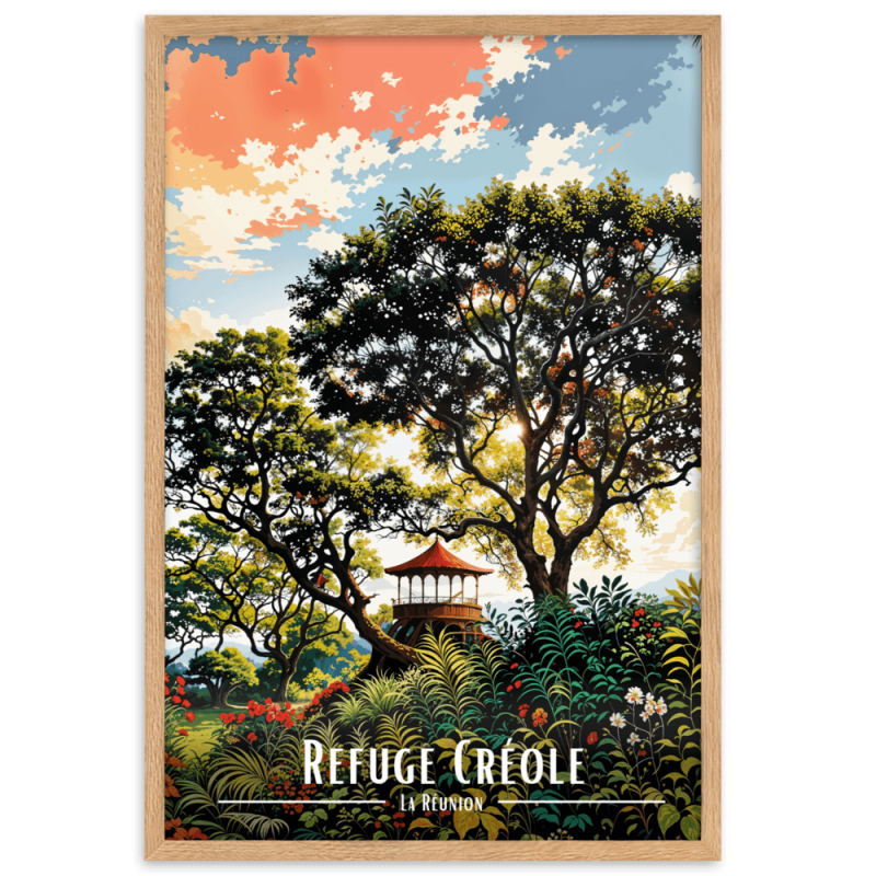 Refuge creole  30 × 40 cm