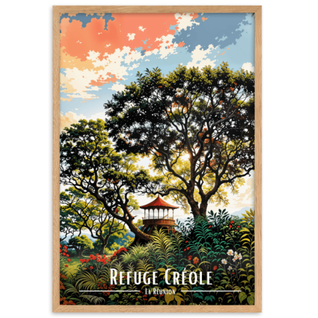 Refuge creole  30 × 40 cm