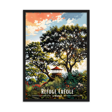 Refuge creole  50 × 70 cm