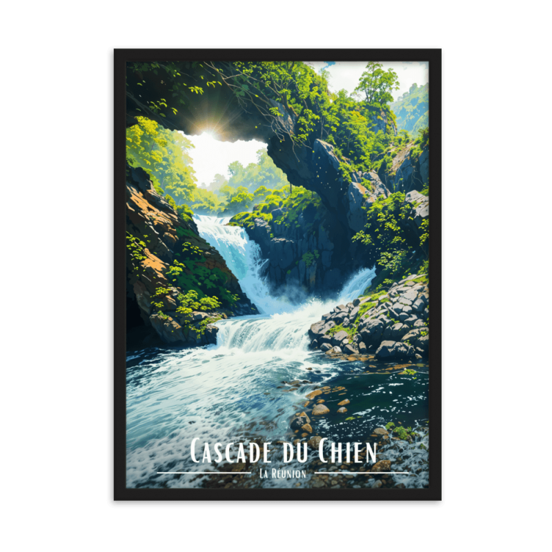 Cascade du chien  50 × 70 cm