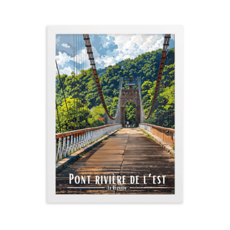 Pont riviere de l est  61 × 91 cm