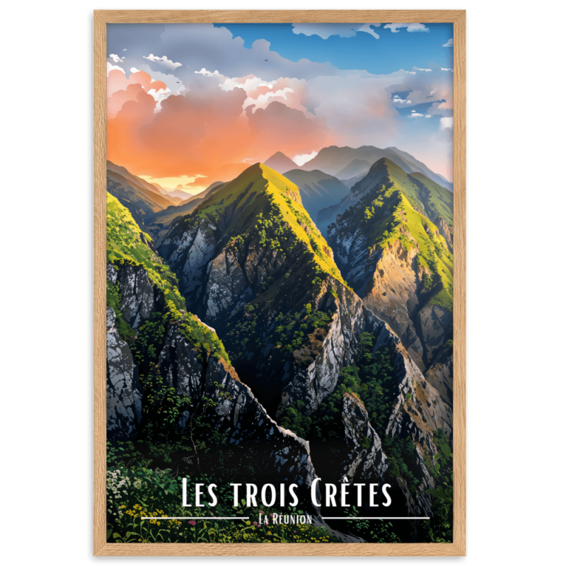 Les trois cretes 30 × 40 cm