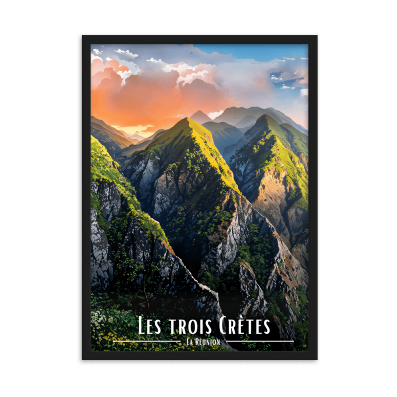 Les trois cretes 50 × 70 cm