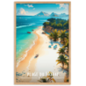 Plage du morne  30 × 40 cm